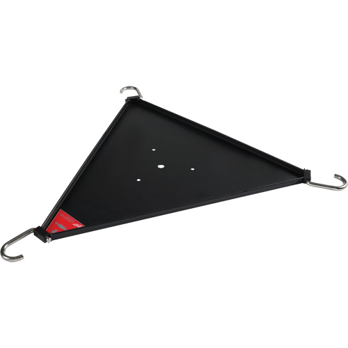 Tablette inf&eacute;rieure pour tr&eacute;pied de nivellement de 6 po avec &eacute;tau &agrave; chaîne Distribution Élite MP