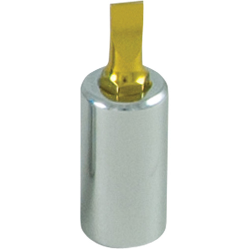 Douille tournevis &agrave; embout dor&eacute;, Fente, 15/64", Prise 1/4" Distribution Élite MP