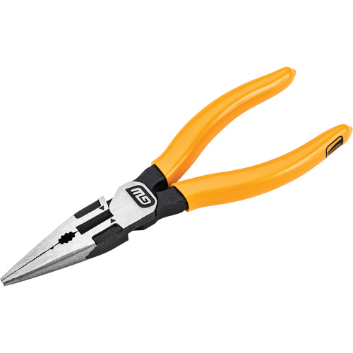 Pitbull Dipped Handle Long Nose Pliers, 6" L Distribution Élite MP