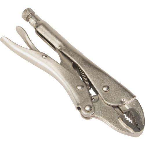 Locking Pliers with Wire Cutter, 7" Length, Curved Jaw Distribution Élite MP