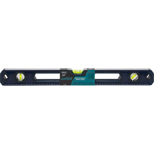 High-Accuracy Level, Box, 2' L, Aluminum, 3, Non-Magnetic Distribution Élite MP