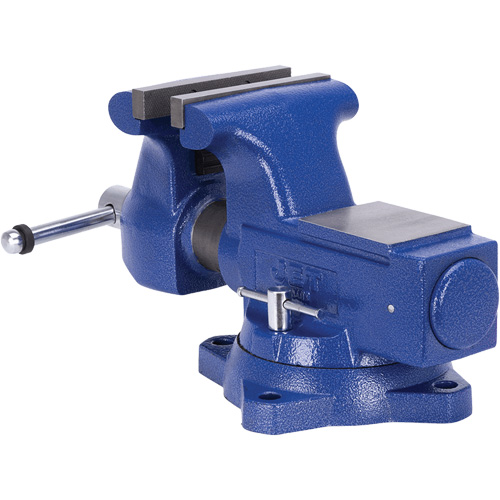 JBTV-6 Heavy-Duty Round Channel Bench Vise, 6-1/2" Jaw Width, 4" Throat Depth Distribution Élite MP