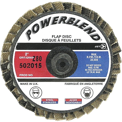 PowerBlend Roll-On Flap Disc, 2" x Type R, Z80 Grit Distribution Élite MP