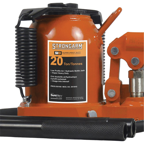 Crics &agrave; bouteille &agrave; air comprim&eacute;, 20 tonne(s), Air comprim&eacute;/hydraulique Distribution Élite MP
