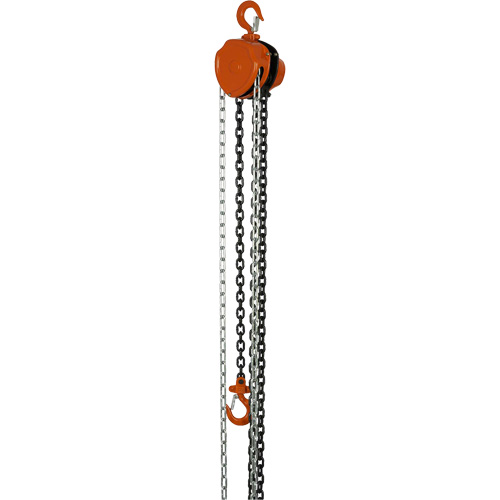 VHC Series Chain Hoists, 10' Lift, 1100 lbs. (0.5 tons) Capacity, Alloy Steel Chain Distribution Élite MP