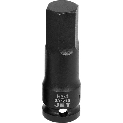Impact Socket Bits, Hex, 3/4" x 1/2" Drive Distribution Élite MP