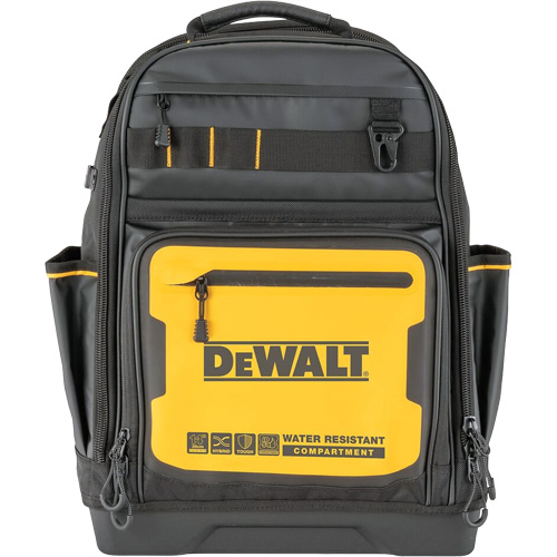 PRO Backpack, 13-3/4" L x 7-3/4" W, Black/Yellow Distribution Élite MP