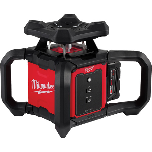 Ensemble de niveau laser rotatif ext&eacute;rieur rouge M18 avec r&eacute;cepteur, 2000' (609,6 m) Distribution Élite MP