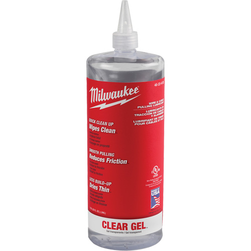 Wire & Cable Pulling Clear Gel Lubricant, Squeeze Bottle Distribution Élite MP