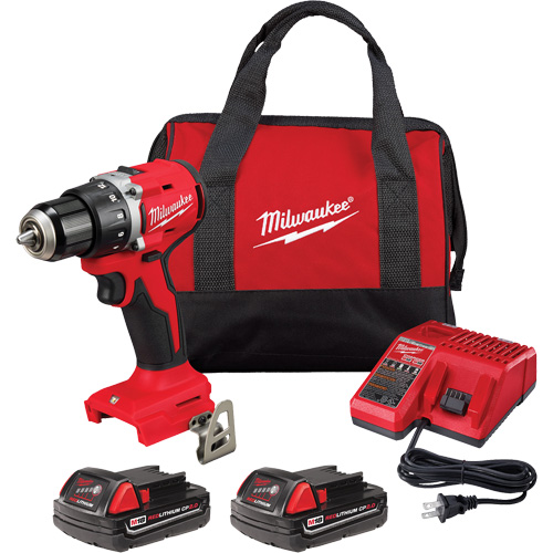 Ensemble perceuse/visseuse compacte sans balai M18, Lithium-ion, 18 V, Mandrin 1/2", Couple 550 lb-po Distribution Élite MP