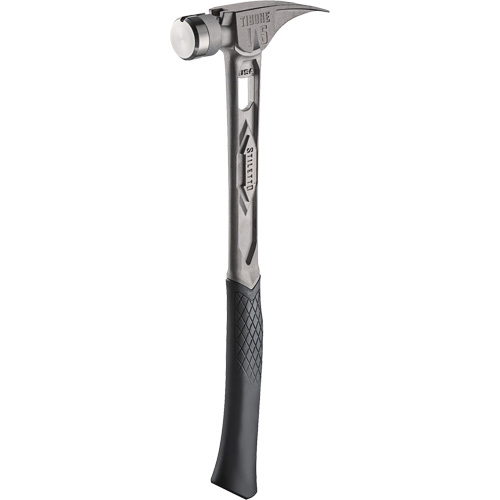 Marteau de charpente en titane lisse TIBONE, 15 oz, Prise en Acier plein, 17-17/50" lo Distribution Élite MP