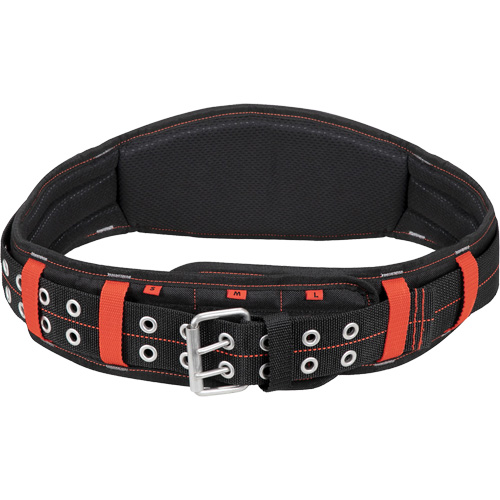 Ceinture coussin&eacute;e de 5", Noir/Rouge Distribution Élite MP