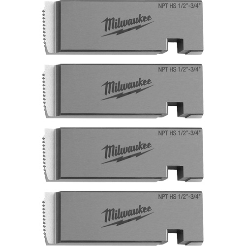 Fili&egrave;res de filetage pour tuyaux universel NPT, Pour tuyau de 1/2"-3/4", Acier rapide Distribution Élite MP