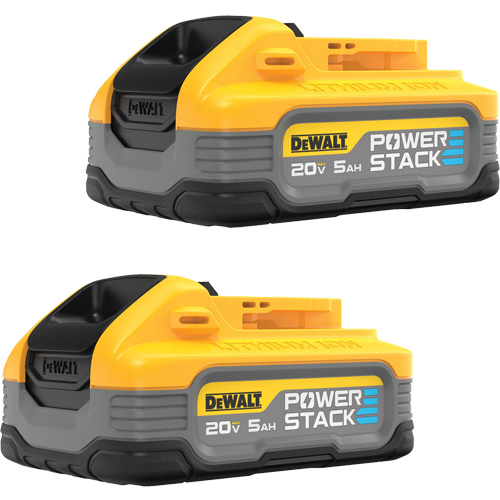 2 batteries POWERSTACK, Lithium-ion, 20 V, 5 Ah Distribution Élite MP