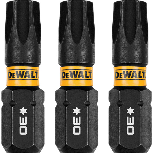 3-Piece FLEXTORQ&reg; Impact Screwdriving Bits, Torx, T-30, 1/4" Drive Distribution Élite MP
