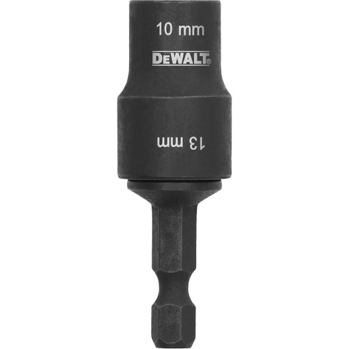 Tourne-&eacute;crou &agrave; double embout d&eacute;tachable FLEXTORQ, 13 mm prise, 4-4/5" lo, Magn&eacute;tique Distribution Élite MP
