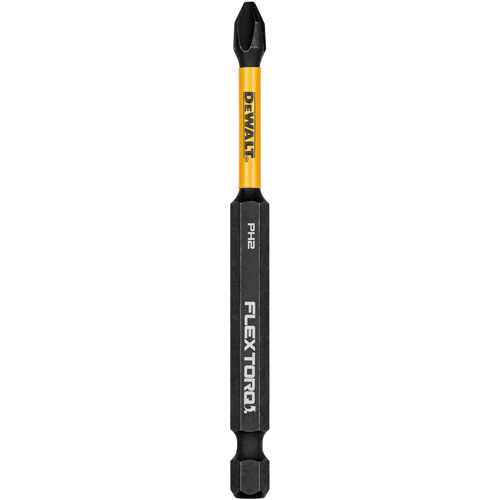 FLEXTORQ&reg; Impact Driver Bit, Phillips, #2 Tip, 1/4" Drive Size, 3-1/2" Length Distribution Élite MP