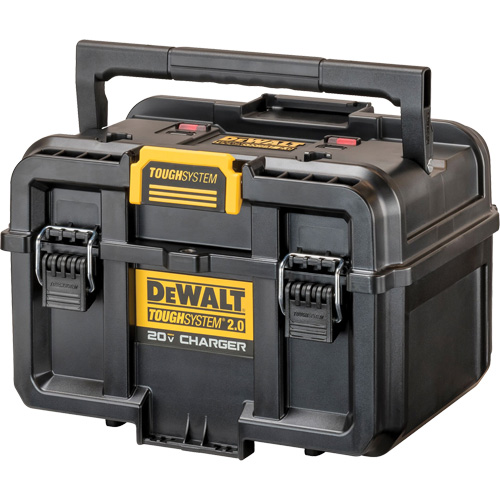 Chargeur 20V &agrave; deux ports ToughSystem 2.0, 14" x 15" x 9", Noir/Jaune Distribution Élite MP