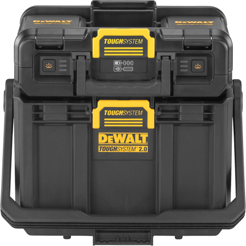 Baladeuse ajustable ToughSystem 2.0 avec rangement, 16" x 11" x 14", Noir/Jaune Distribution Élite MP