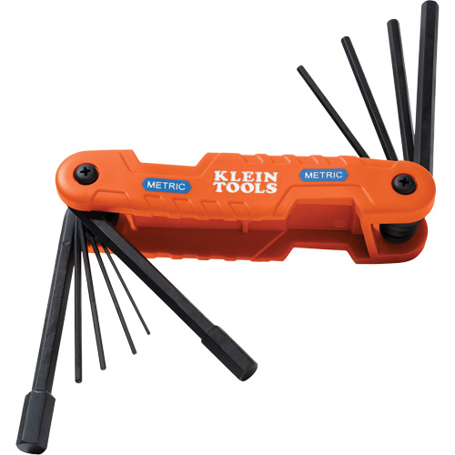 Pro Folding Hex Key Set, 10 Pcs., Metric Distribution Élite MP