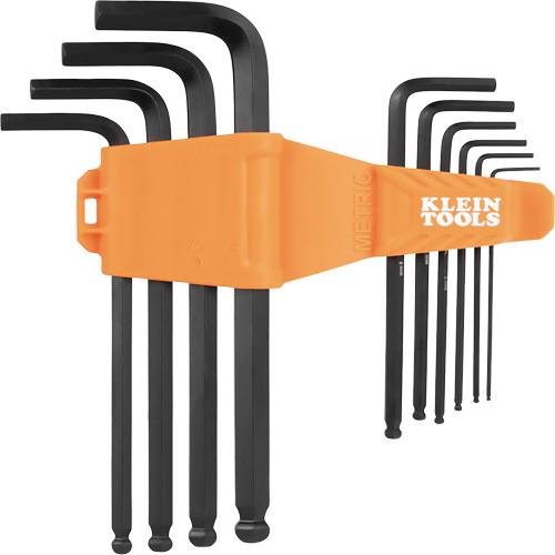 L-Style Long Ball-End Hex Key Set, 10 Pcs., Metric Distribution Élite MP