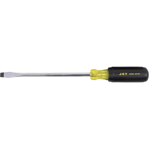 JKSS-8R Tournevis &agrave; fente, Tige de 3/8", Ronde, 8" lo, Prise en Coussin&eacute;e Distribution Élite MP