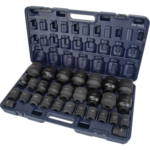 Jeu de douilles SAE, 29 Mcx, Chocs, Prise de 3/4" Distribution Élite MP