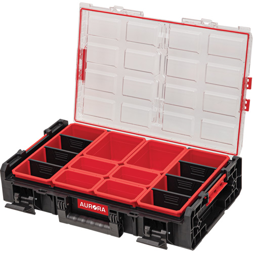 Arx&reg; 2X-Large Organizer with Bins, 23" x 15-1/5" x 6-4/5", Black Distribution Élite MP