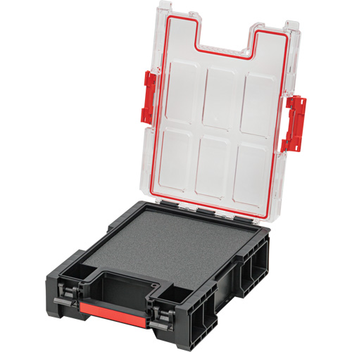 Organisateur moyen haut avec cloisons en mousse &agrave; plusieurs couches Arx, 10-2/5" x 14-3/10" x 4-1/5", Noir Distribution Élite MP