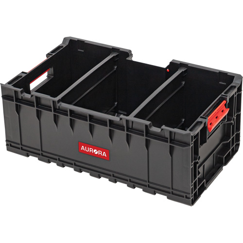 Caisse &agrave; outils avec s&eacute;parateurs Arx, 22-7/10" x 14-1/10" x 9-3/10", Noir Distribution Élite MP