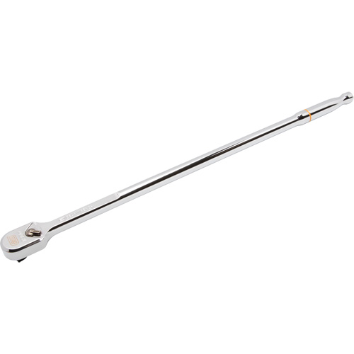 120XP Full Polish Chrome Extra Long Handle Teardrop Ratchet, 3/8" Drive, Ergonomic Handle Distribution Élite MP