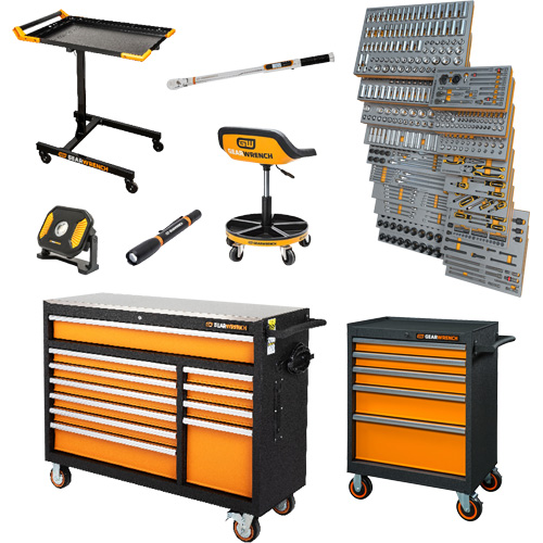 Jeu d'outils pour maître m&eacute;canicien MEGAMOD dans des plateaux en mousse modulaire de premi&egrave;re qualit&eacute; avec rangement d'outils, 1024 morceaux Distribution Élite MP