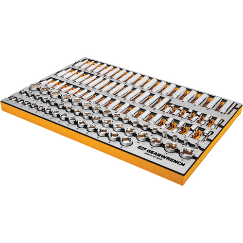 Jeu d'outils pour maître m&eacute;canicien MEGAMOD dans des plateaux en mousse modulaire de premi&egrave;re qualit&eacute; avec rangement d'outils, 1024 morceaux Distribution Élite MP