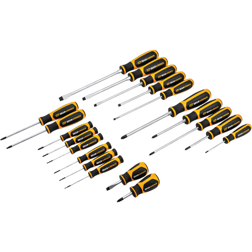 Phillips&reg;, Slotted, Torx&reg; Dual Material Screwdriver Set, 20 Pcs. Distribution Élite MP