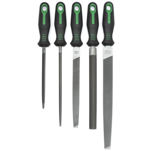 Jeu anniversaire de limes avec manches ergonomiques, 5 pi&egrave;ces Distribution Élite MP