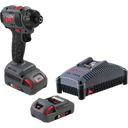 Ensemble de tournevis compact sans fil, 1/4", 37 lb-pi Couple max., 20 V, Lithium-ion Distribution Élite MP