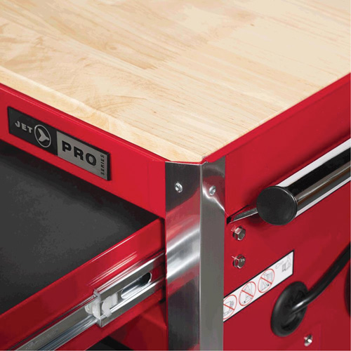 PRC4211 Pro Series Roller Cabinet, 11 Drawers, 42" W x 18" D x Red Distribution Élite MP