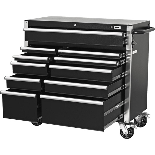 HDCC-4115 HD Series Toolbox Combo, 21-1/2" D x 44-1/5" W x 63-3/10" H, Black Distribution Élite MP