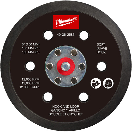 Ensemble de ponceuse orbitale al&eacute;atoire 6" M12 FUEL Distribution Élite MP