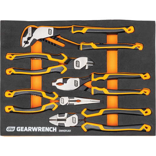 Mechanics Tool Set in Modular Foam Trays with Storage Unit, 194 Pieces Distribution Élite MP