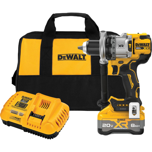 MAX* XR&reg; Brushless Cordless 3-Speed Hammer Drill Kit with XR POWERPACK Battery, 1/2" Chuck, 20 V Distribution Élite MP