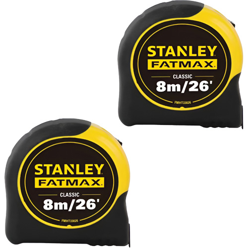 FATMAX&reg; Classic Tape Measures, 1-1/4" x 26'/8 m, Imperial & Metric Graduations Distribution Élite MP