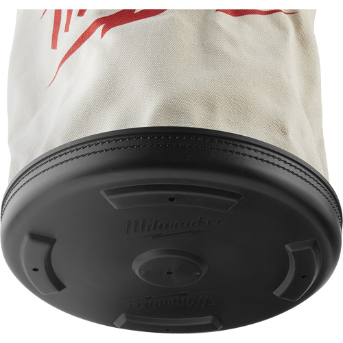 Utility Bucket Bag, 11-81/100" L x 11-81/100" W x 14-57/100" H, Polyester, White Distribution Élite MP