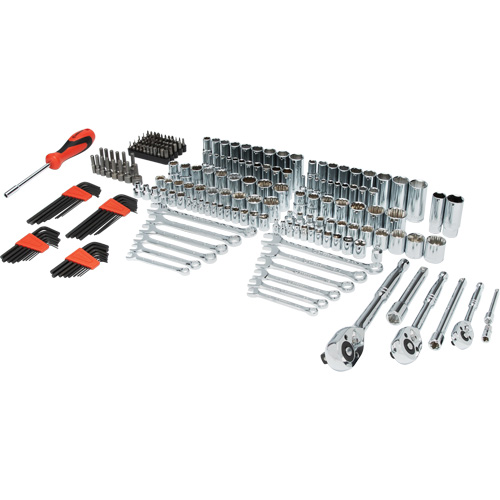 Jeu d'outils manuels pour m&eacute;canicien 1/4", 3/8" & 1/2" avec mallette de transport &agrave; 3 tiroirs Distribution Élite MP