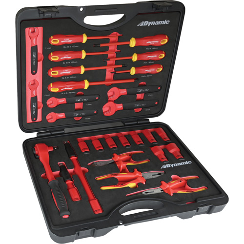 Jeu d'outils isol&eacute;s, 1000 V, 28 M Distribution Élite MP