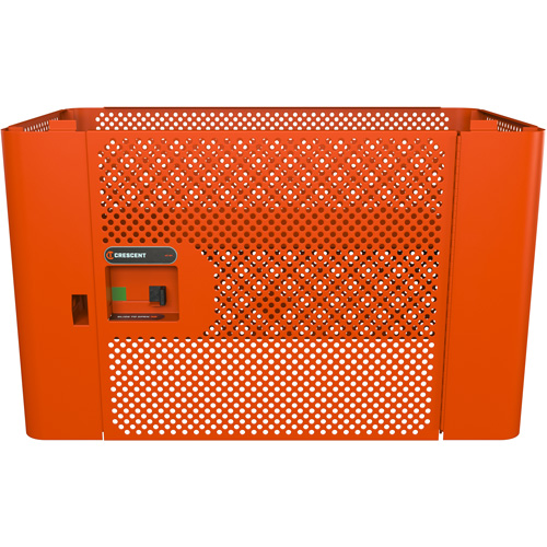 Panneau de s&eacute;curit&eacute; en maille RAILWORKS avec porte simple et rangement verrouillable Distribution Élite MP