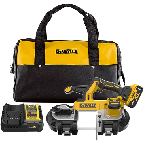 XR&reg; Mid-Size Bandsaw with 5 Ah Battery Kit, 20 V, 3-3/8" Capacity Distribution Élite MP