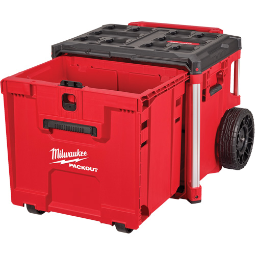 PACKOUT Rolling Drawer Tool Box, 19" x 24" x 20", Black/Red Distribution Élite MP