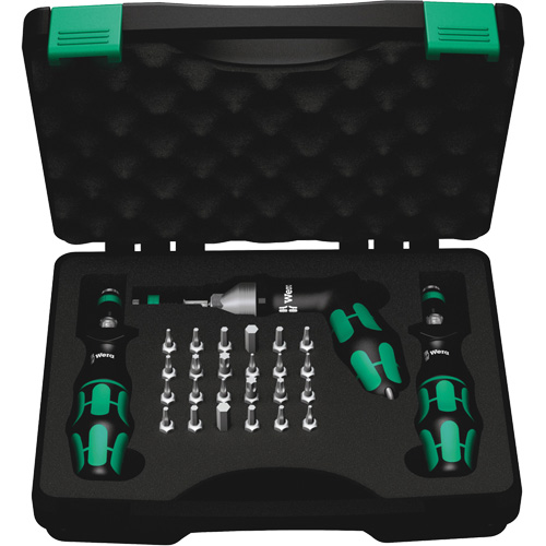 7440/41/42 Kraftform Torque Screwdriver Set, 0.3 - 6.0 Nm Torque Range, 6" Length Distribution Élite MP