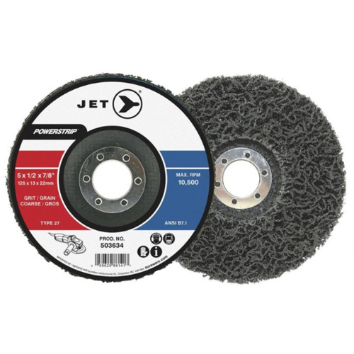 POWERSTRIP XCL T27 Surface Preparation Depressed Centre Wheel, 5" Dia., Coarse Grit Distribution Élite MP